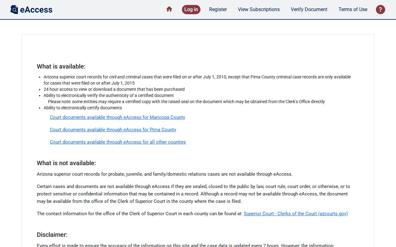 Prescott Valley resident lookup using Arizona eAccess documents