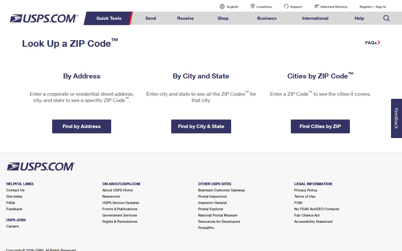 USPS ZIP Code Lookup for Prescott Valley addresses